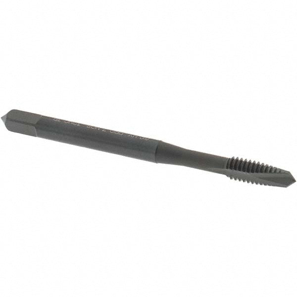 OSG 2880301 Spiral Point Tap #8-32 UNC, 2 Flutes, Plug Chamfer, 3B Class of Fit, HSS, Steam Oxide Coated