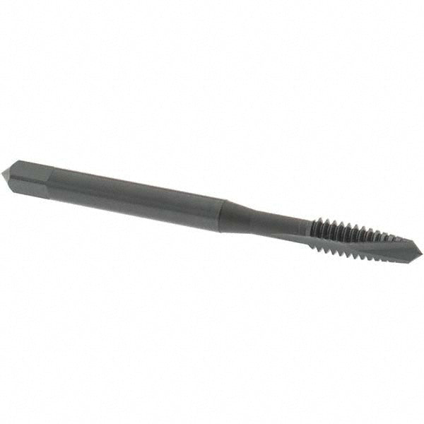 OSG 2880401 Spiral Point Tap #10-24 UNC, 2 Flutes, Plug Chamfer, 3B Class of Fit, HSS, Steam Oxide Coated