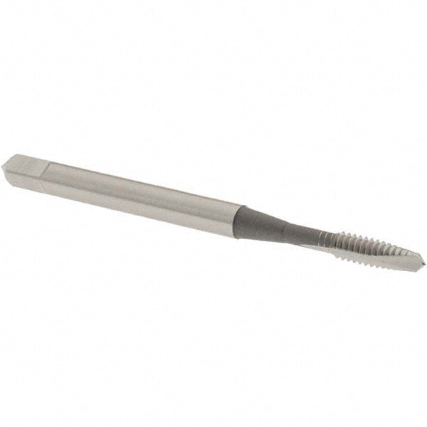 OSG 2885000 Spiral Point Tap #4-40 UNC, 2 Flutes, Plug Chamfer, 2B Class of Fit, HSS, Bright/Uncoated Coated