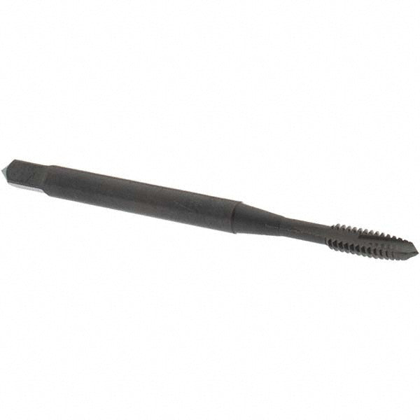 OSG 2885001 Spiral Point Tap #4-40 UNC, 2 Flutes, Plug Chamfer, 2B Class of Fit, HSS, Steam Oxide Coated