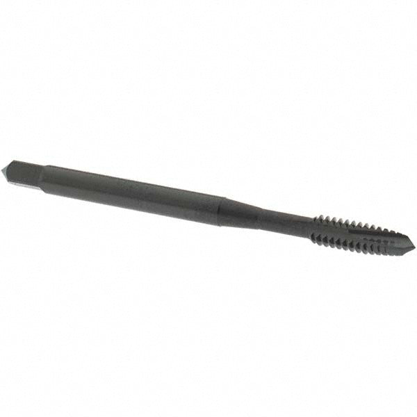 OSG 2885201 Spiral Point Tap #6-32 UNC, 2 Flutes, Plug Chamfer, 2B Class of Fit, HSS, Steam Oxide Coated