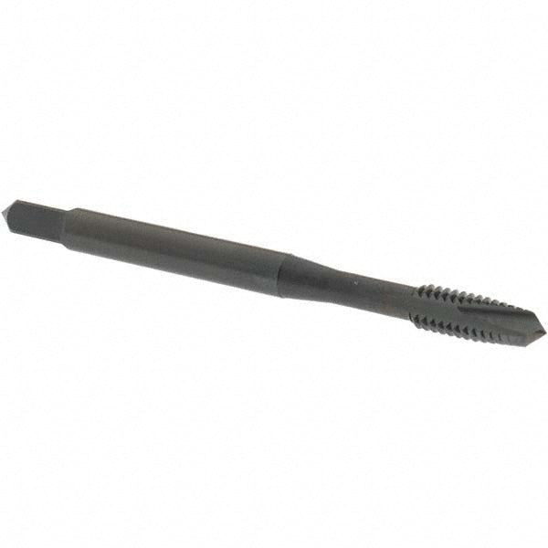 OSG 2885301 Spiral Point Tap #8-32 UNC, 2 Flutes, Plug Chamfer, 2B Class of Fit, HSS, Steam Oxide Coated
