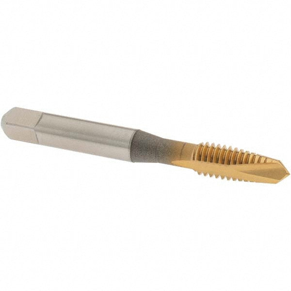 OSG 2885805 Spiral Point Tap 5/16-18 UNC, 2 Flutes, Plug Chamfer, 2B Class of Fit, HSS, TiN Coated