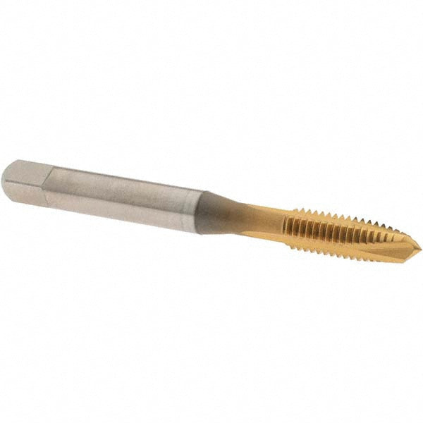 OSG 2888305 Spiral Point Tap M6x1 Metric, 3 Flutes, Plug Chamfer, 6H Class of Fit, HSS, TiN Coated