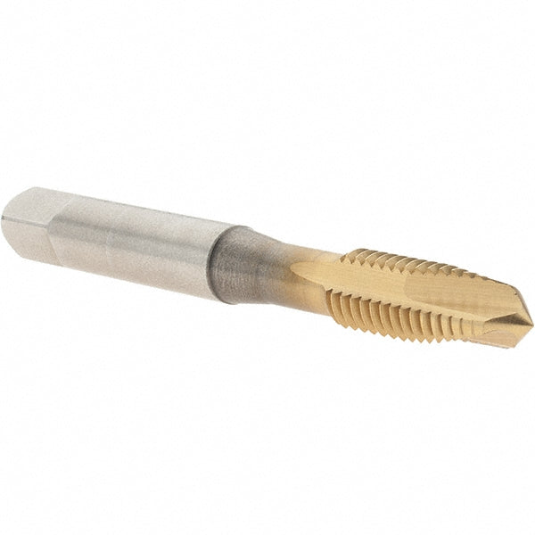 OSG 2888405 Spiral Point Tap M8x1.25 Metric, 3 Flutes, Plug Chamfer, 6H Class of Fit, HSS, TiN Coated