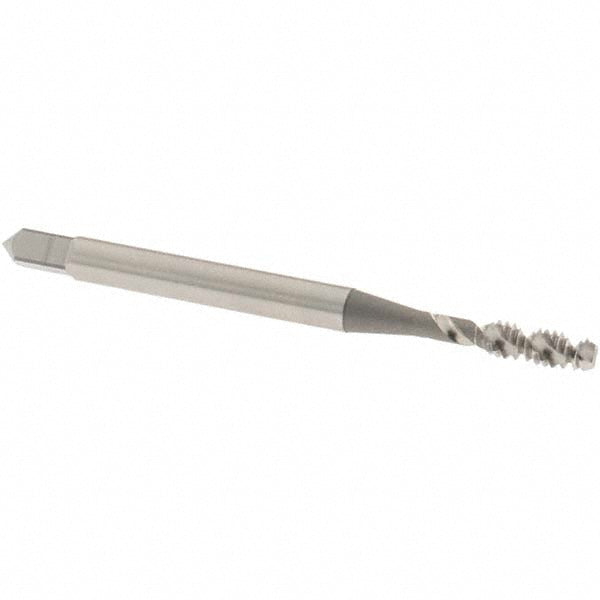 OSG 2985000 Spiral Flute Tap #4-40, UNC, 2 Flute, Bottoming Chamfer, 2B Class of Fit, High-Speed Steel, Bright/Uncoated Finish