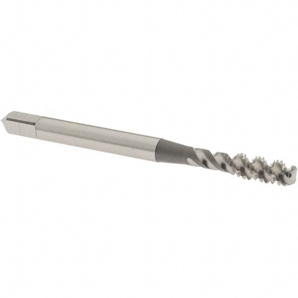 OSG 2985300 Spiral Flute Tap #8-32, UNC, 3 Flute, Bottoming Chamfer, 2B Class of Fit, High-Speed Steel, Bright/Uncoated Finish