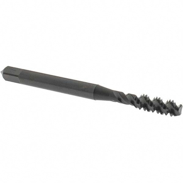 OSG 2985401 Spiral Flute Tap #10-24, UNC, 3 Flute, Bottoming Chamfer, 2B Class of Fit, High-Speed Steel, Oxide Finish