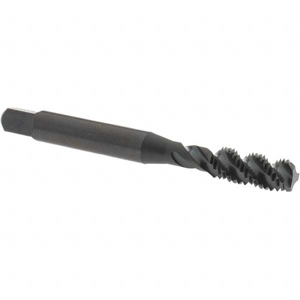 OSG 2985701 Spiral Flute Tap 1/4-28, UNF, 3 Flute, Bottoming Chamfer, 2B Class of Fit, High-Speed Steel, Oxide Finish