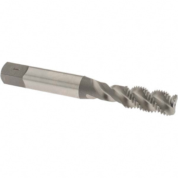 OSG 2986100 Spiral Flute Tap 3/8-24, UNF, 3 Flute, Bottoming Chamfer, 2B Class of Fit, High-Speed Steel, Bright/Uncoated Finish
