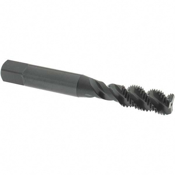 OSG 2986101 Spiral Flute Tap 3/8-24, UNF, 3 Flute, Bottoming Chamfer, 2B Class of Fit, High-Speed Steel, Oxide Finish