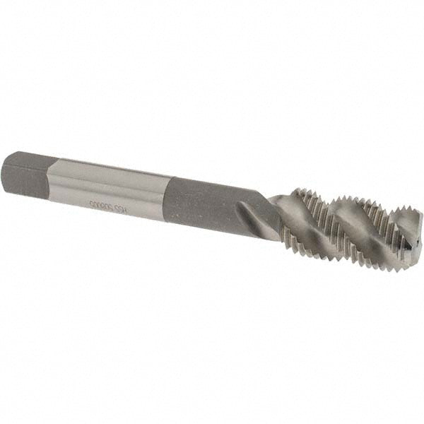 OSG 2986300 Spiral Flute Tap 1/2-20, UNF, 3 Flute, Bottoming Chamfer, 2B Class of Fit, High-Speed Steel, Bright/Uncoated Finish