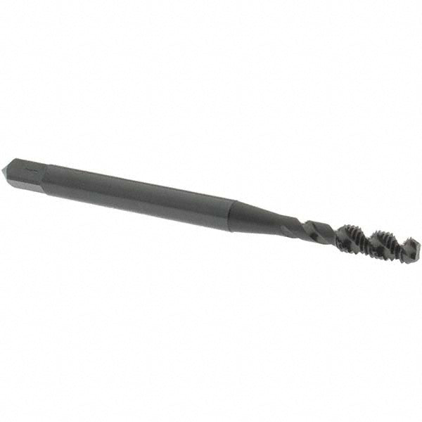OSG 2988001 Spiral Flute Tap M3x0.5, Metric Coarse, 2 Flute, Bottoming Chamfer, 6H Class of Fit, High-Speed Steel, Oxide Finish