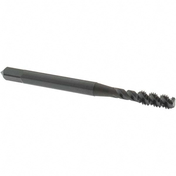 OSG 2988101 Spiral Flute Tap M4x0.70, Metric Coarse, 3 Flute, Bottoming Chamfer, 6H Class of Fit, High-Speed Steel, Oxide Finish