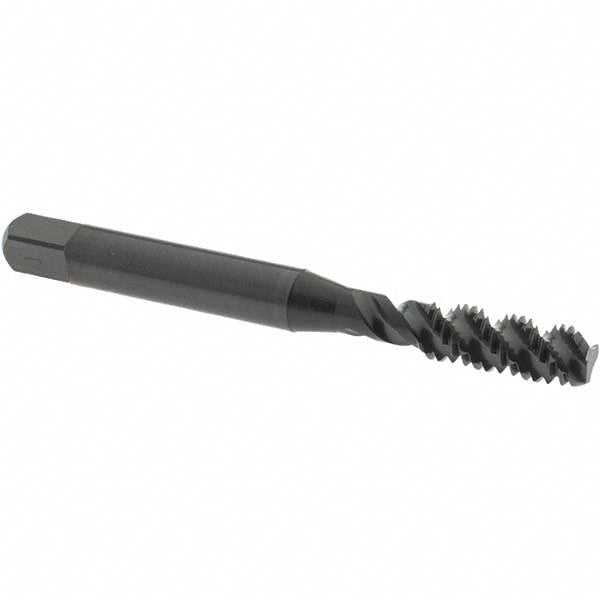 OSG 2988301 Spiral Flute Tap M6x1, Metric Coarse, 3 Flute, Bottoming Chamfer, 6H Class of Fit, High-Speed Steel, Oxide Finish
