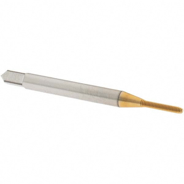 OSG 2864205 Thread Forming Tap #0-80 UNF, 2B Class of Fit, Bottoming Chamfer, High-Speed Steel, TiN Finish