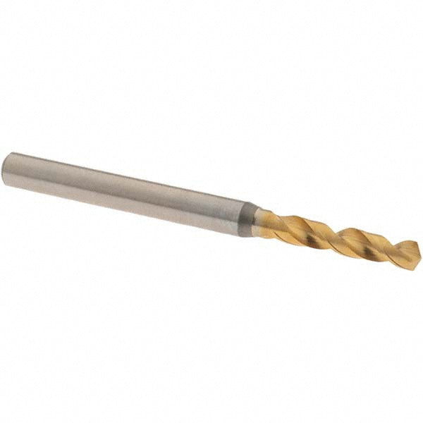 OSG 8595317 Screw Machine Length Drill Bit 3.17 mm (0.1248) Dia, 130 deg, Vanadium High Speed Steel