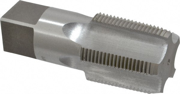 Value Collection MSC-04662102 Standard Pipe Tap 1-1/4 - 11-1/2, NPT, 5 Flutes, High Speed Steel, Bright/Uncoated