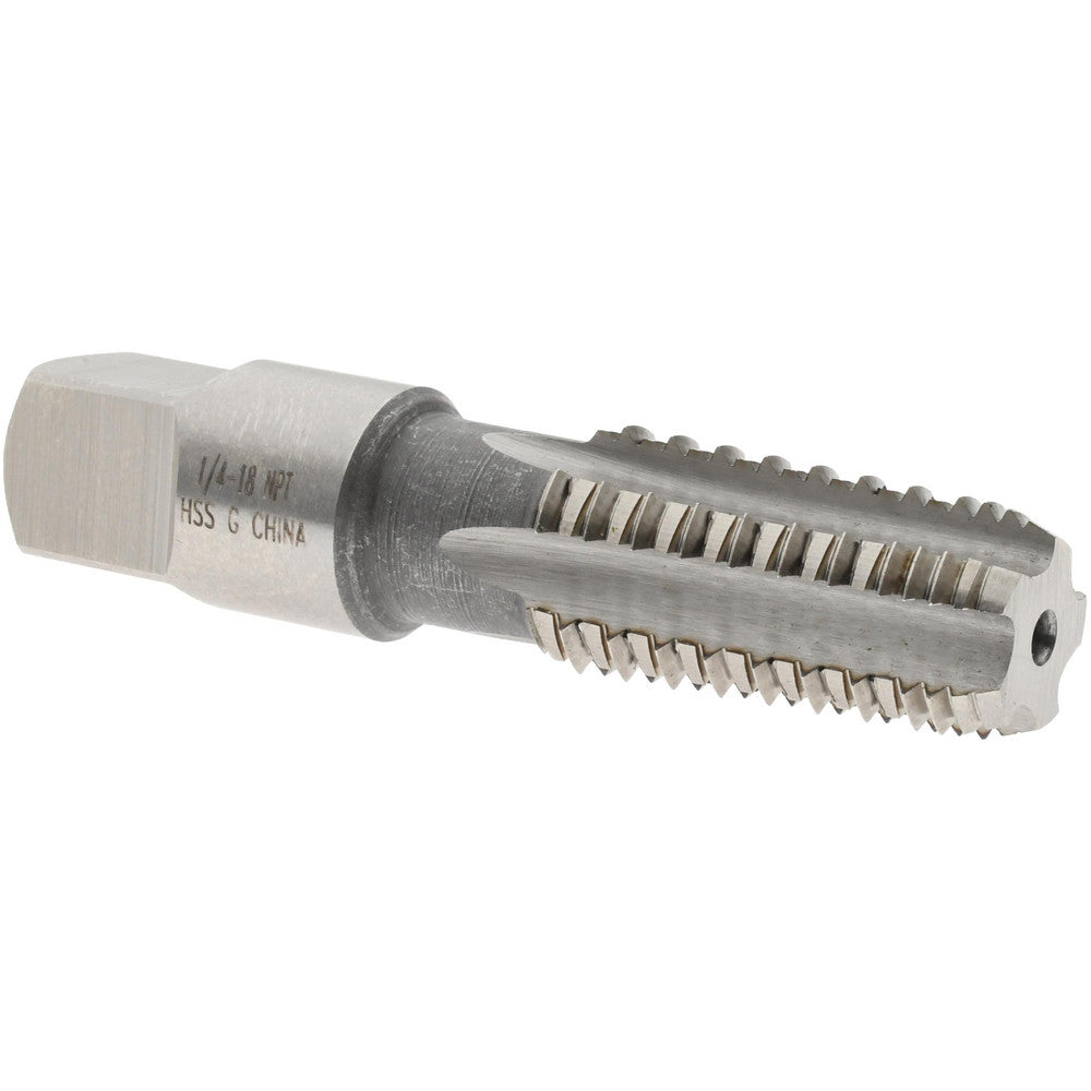 Value Collection MSC-04663035 1/4-18 NPT, 5 Flutes, Bright Finish, High Speed Steel, Interrupted Thread Pipe Tap