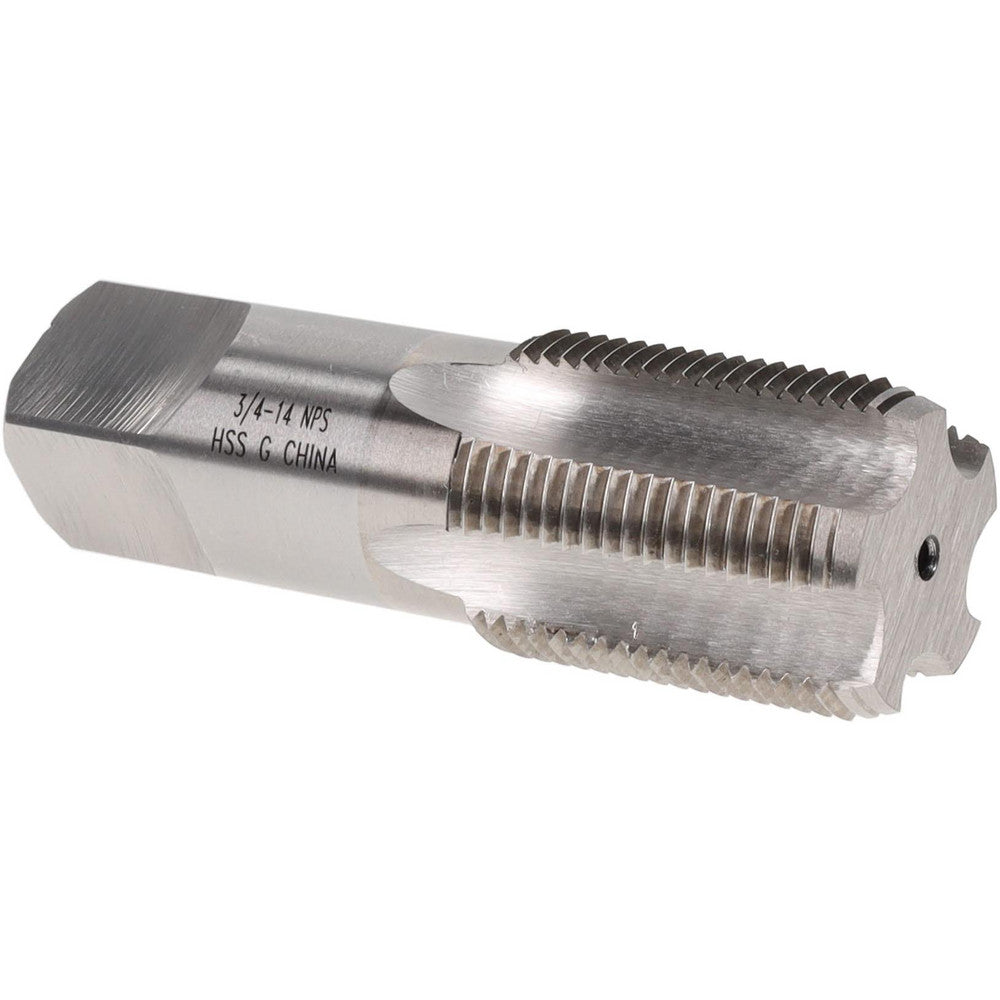 Value Collection MSC-04665071 Standard Pipe Tap 3/4-14, NPS, 5 Flutes, High Speed Steel, Bright/Uncoated