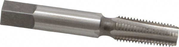 Value Collection MSC-04668018 Standard Pipe Tap 1/16-27, NPTF, 4 Flutes, High Speed Steel, Bright/Uncoated