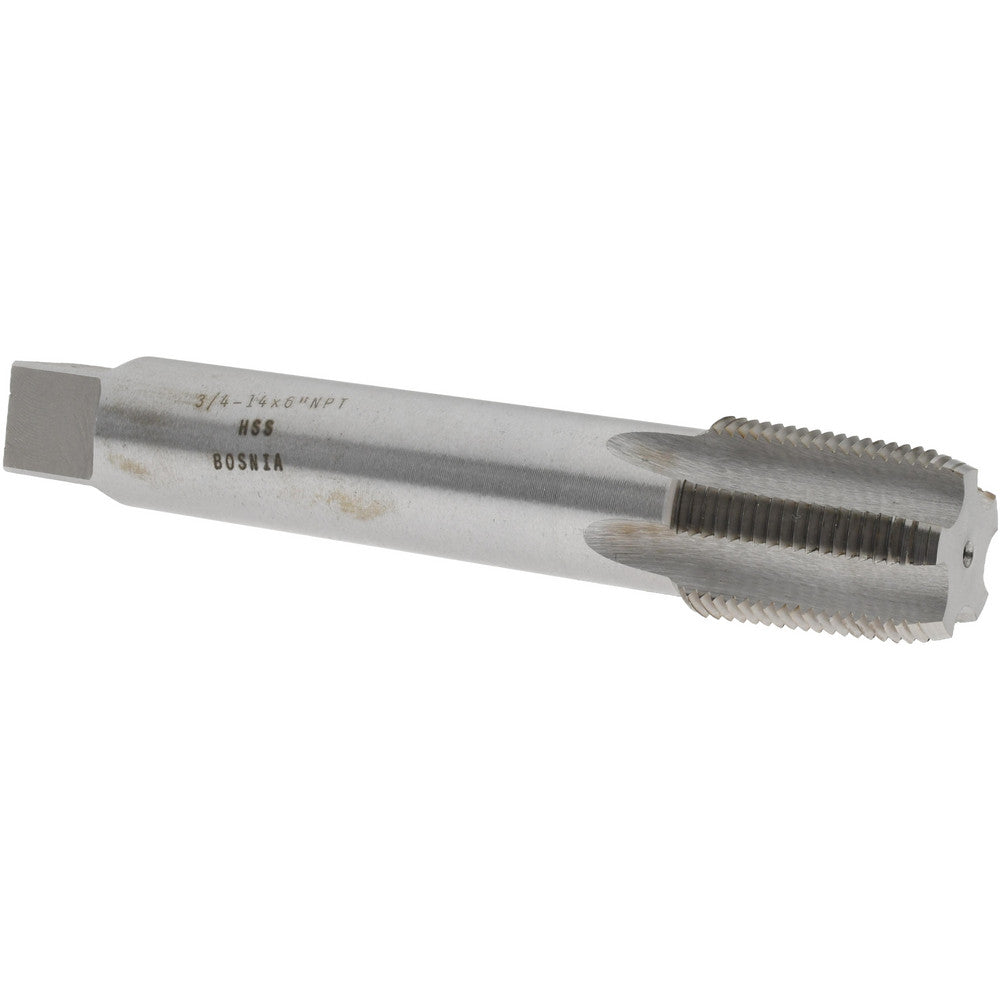Value Collection MSC-04676078 Extension Pipe Tap 3/4-14 NPT, 5 Flutes, Plug Chamfer, High Speed Steel