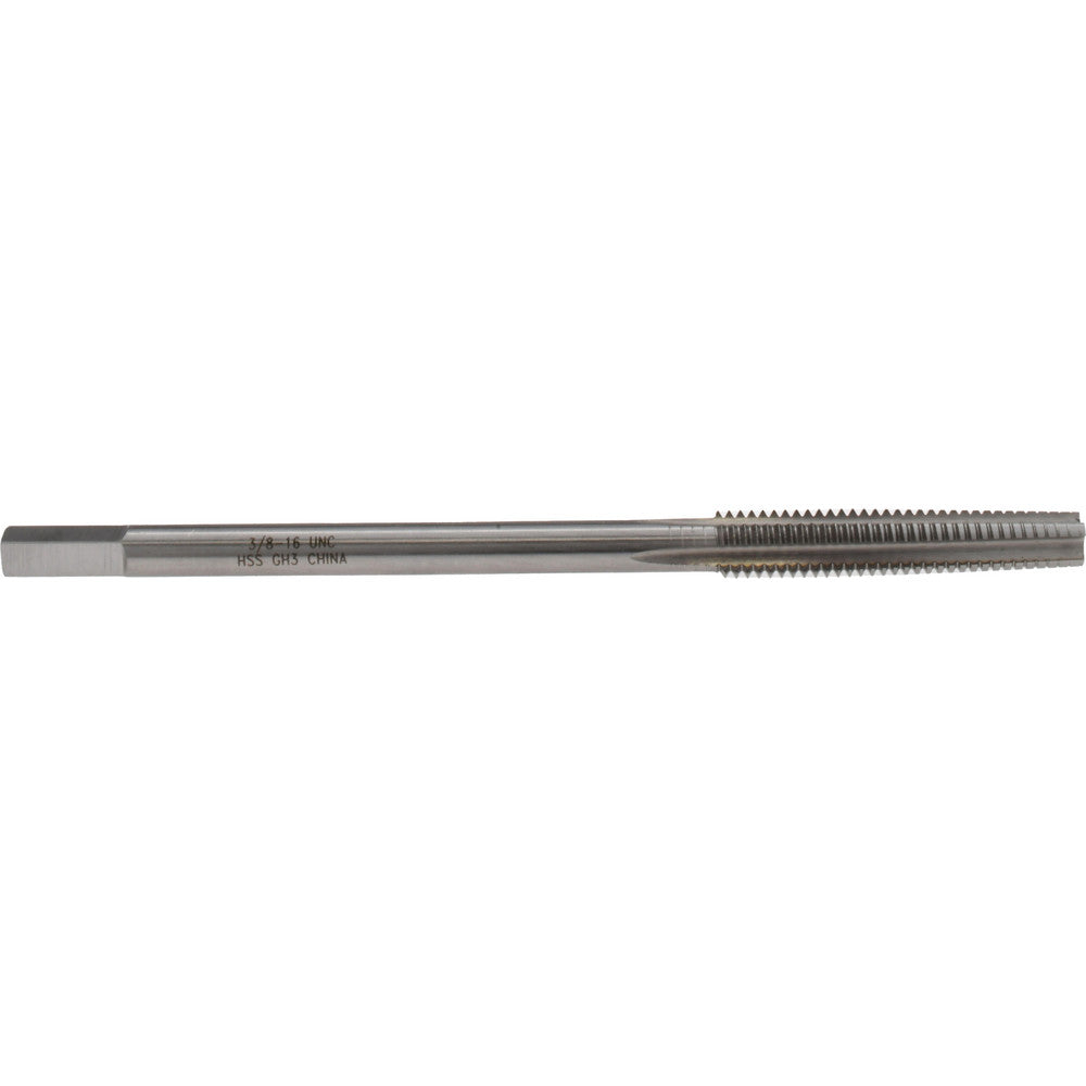 Value Collection MSC-04682167 3/8-16 UNC, 4 Flutes, Bright Finish, High Speed Steel, Nut Tap