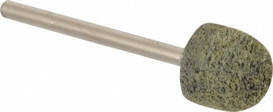 Grier Abrasives B90-S6-17574 Mounted Point 1/2" Thick, 1/8" Shank Dia, B90, Fine