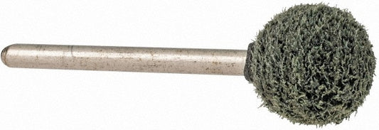 Grier Abrasives B121-S6-17258 Mounted Point 1/2" Thick, 1/8" Shank Dia, B121, Fine