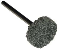 Standard Abrasives 7100031592 Mounted Point 1/4" Thick, 1/8" Shank Dia, W183, Fine