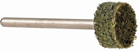 Grier Abrasives W183-N4-17569 Mounted Point 1/4" Thick, 1/8" Shank Dia, W183, Coarse