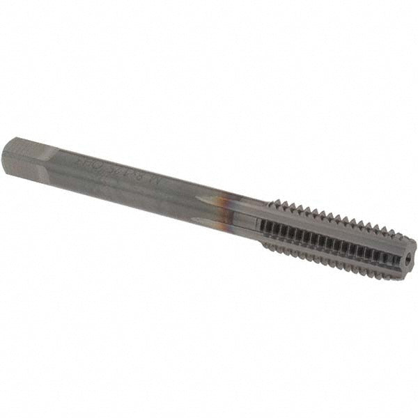 OSG 8330085 Straight Flute Tap M8x1.25 Metric Coarse, 5 Flute, Modified Bottoming Chamfer, Solid Carbide, TiCN Finish