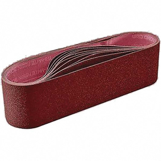 3M 7010366189 Abrasive Belt 1/2" Wide, 24" Long, Aluminum Oxide