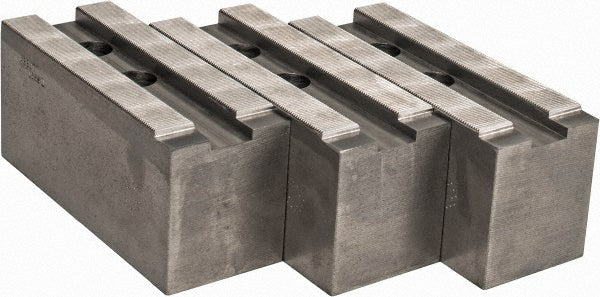 Abbott Workholding Products KTT15SSQ Soft Lathe Chuck Jaw 3 Piece Set, Serrated