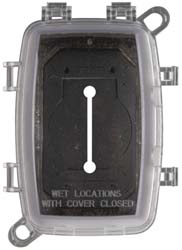 Cooper Crouse-Hinds TP7490 Weather Proof Electrical Box Cover Polycarbonate