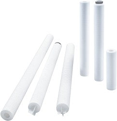 Parker DBC5M10 Plumbing Cartridge Filter 2-1/2" OD, 10" Long, 5 micron, Polyolefin