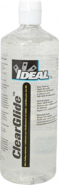 Ideal 31-388 1 Quart Squeeze Bottle, Clear Wire Pulling Lubricant Gel