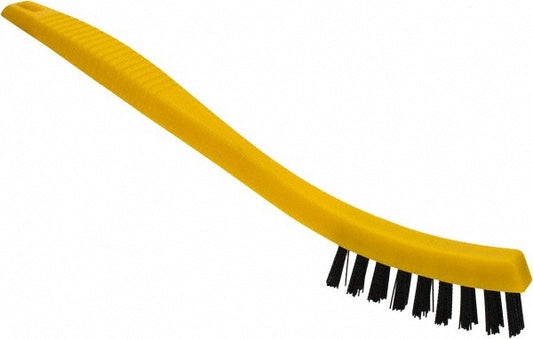 Rubbermaid FG9B5600BLA 8.5" Tile & Grout Scrub Brush, Plastic Bristles, Black