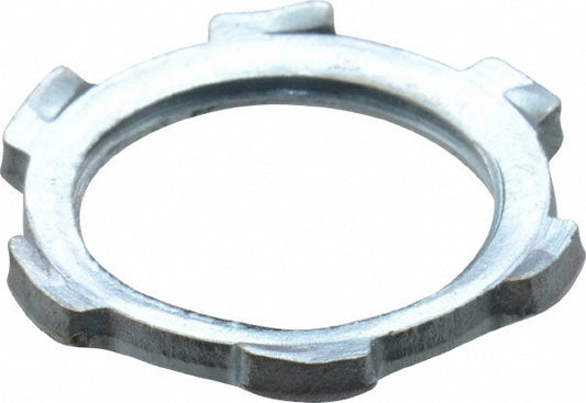 Cooper Crouse-Hinds 11X Conduit Locknut For Rigid & Intermediate (IMC), Steel, 1/2" Trade Size