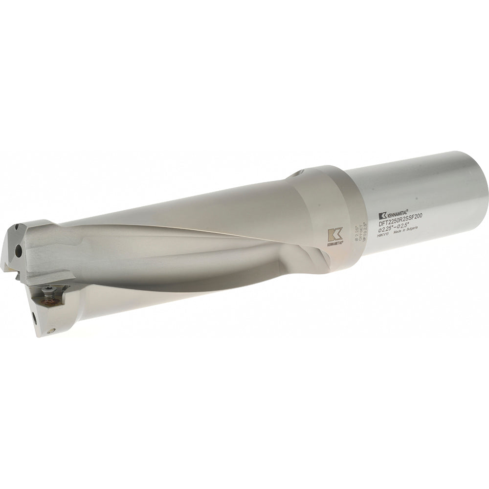 Kennametal 1528421 143mm Max Drill Depth, 2.5xD, 2-1/2" Diam, Indexable Insert Drill