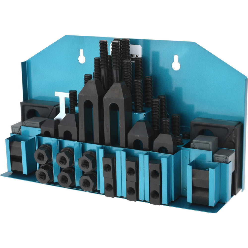 Gibraltar 20401G 52 Piece Fixturing Step Block & Clamp Set with 1" Step Block, 9/16" T-Slot, 1/2-13 Stud Thread