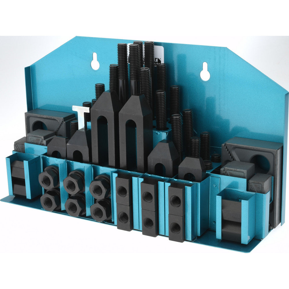 Gibraltar 20403G 52 Piece Fixturing Step Block & Clamp Set with 1" Step Block, 11/16" T-Slot, 1/2-13 Stud Thread