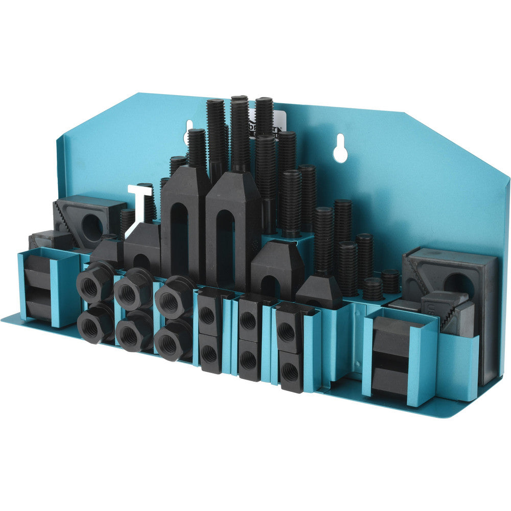 Gibraltar 20415G 52 Piece Fixturing Step Block & Clamp Set with 1" Step Block, 11/16" T-Slot, 5/8-11 Stud Thread