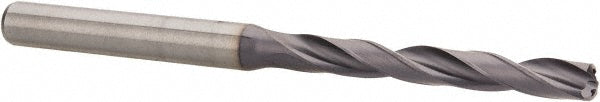 Kennametal 1913571 Jobber Length Drill Bit 4.80 mm (0.1890) Dia, 140 deg, Solid Carbide