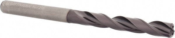 Kennametal 1913574 Jobber Length Drill Bit 5.80 mm (0.2283) Dia, 140 deg, Solid Carbide
