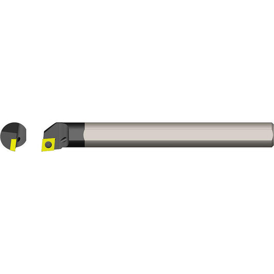 Ultra-Dex 920-000-255 Boring Bar 0.7600" Min Bore Dia, 7" Max Bore Depth, Left Hand, 5/8" Shank Dia, Solid Carbide