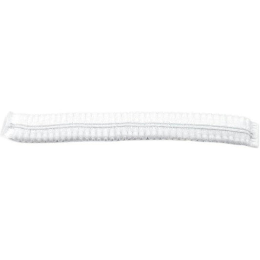 PRO-SAFE PC-PP-24W-100PK-1 Pleated Cap 24", Large, White
