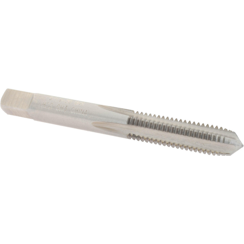Value Collection JY4841144 Straight Flute Tap 5/16-20 UNS, 4 Flutes, Plug, 3B Class of Fit, High Speed Steel, Bright/Uncoated