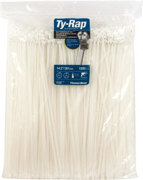 Thomas & Betts TY28M Cable Tie Duty 14.2" Long, Natural, Nylon, Standard