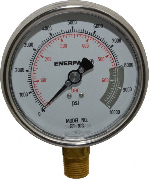 Enerpac GP10S 0 - 10,000 psi Dry Hydraulic Pressure Gauge